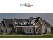 Tablet Screenshot of dietzpropertygroup.com